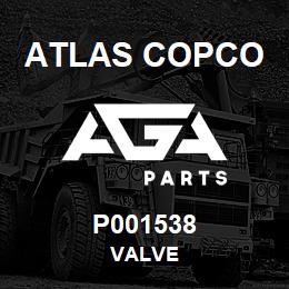 P001538 Atlas Copco VALVE | AGA Parts