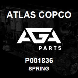 P001836 Atlas Copco SPRING | AGA Parts