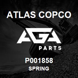 P001858 Atlas Copco SPRING | AGA Parts