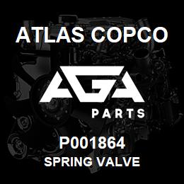 P001864 Atlas Copco SPRING VALVE | AGA Parts