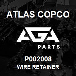 P002008 Atlas Copco WIRE RETAINER | AGA Parts