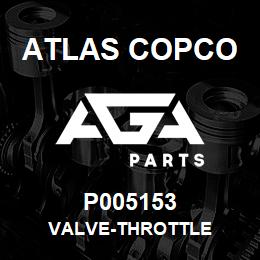 P005153 Atlas Copco VALVE-THROTTLE | AGA Parts