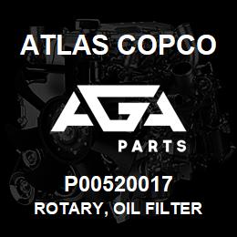 P00520017 Atlas Copco ROTARY, OIL FILTER | AGA Parts