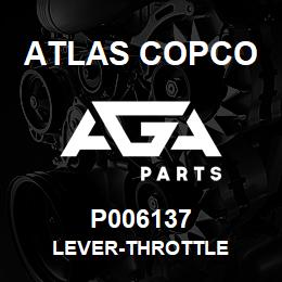 P006137 Atlas Copco LEVER-THROTTLE | AGA Parts