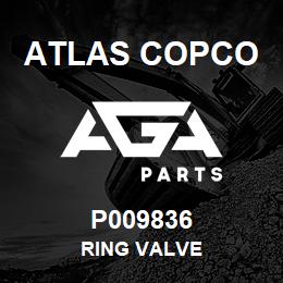 P009836 Atlas Copco RING VALVE | AGA Parts