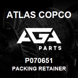 P070651 Atlas Copco PACKING RETAINER | AGA Parts