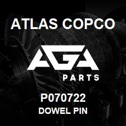 P070722 Atlas Copco DOWEL PIN | AGA Parts