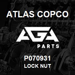 P070931 Atlas Copco LOCK NUT | AGA Parts