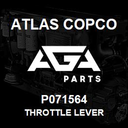 P071564 Atlas Copco THROTTLE LEVER | AGA Parts