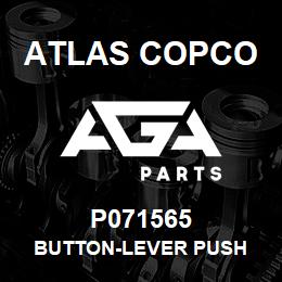 P071565 Atlas Copco BUTTON-LEVER PUSH | AGA Parts