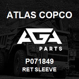 P071849 Atlas Copco RET SLEEVE | AGA Parts