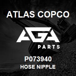 P073940 Atlas Copco HOSE NIPPLE | AGA Parts