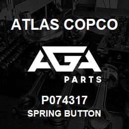 P074317 Atlas Copco SPRING BUTTON | AGA Parts