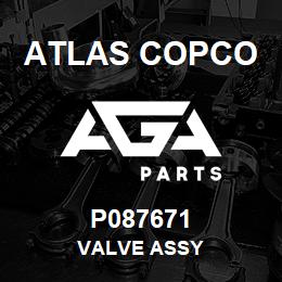 P087671 Atlas Copco VALVE ASSY | AGA Parts