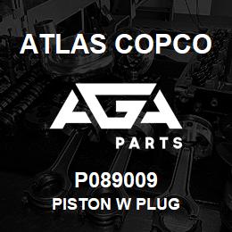 P089009 Atlas Copco PISTON W PLUG | AGA Parts