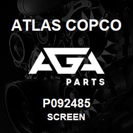 P092485 Atlas Copco SCREEN | AGA Parts