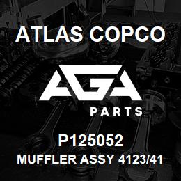 P125052 Atlas Copco MUFFLER ASSY 4123/4125 | AGA Parts