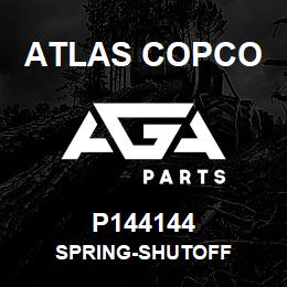 P144144 Atlas Copco SPRING-SHUTOFF | AGA Parts