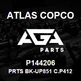 P144206 Atlas Copco PRTS BK-UP851 C.P4120 | AGA Parts