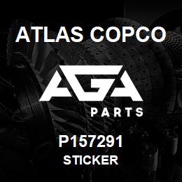 P157291 Atlas Copco STICKER | AGA Parts