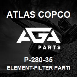 P-280-35 Atlas Copco ELEMENT-FILTER PARTICULA | AGA Parts