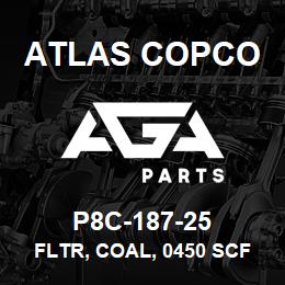 P8C-187-25 Atlas Copco FLTR, COAL, 0450 SCFM, W/2140,2 | AGA Parts