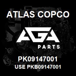 PK09147001 Atlas Copco USE PKB09147001 | AGA Parts