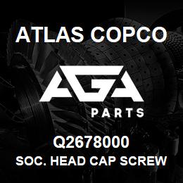 Q2678000 Atlas Copco SOC. HEAD CAP SCREW | AGA Parts