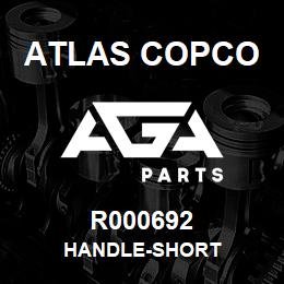 R000692 Atlas Copco HANDLE-SHORT | AGA Parts