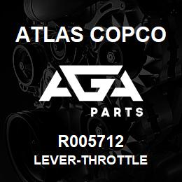 R005712 Atlas Copco LEVER-THROTTLE | AGA Parts