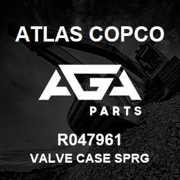 R047961 Atlas Copco VALVE CASE SPRG | AGA Parts