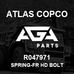 R047971 Atlas Copco SPRING-FR HD BOLT | AGA Parts