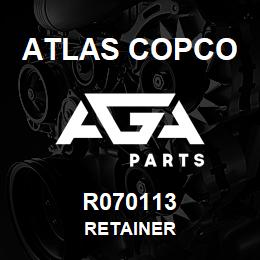 R070113 Atlas Copco RETAINER | AGA Parts