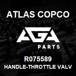 R075589 Atlas Copco HANDLE-THROTTLE VALV | AGA Parts