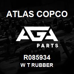 R085934 Atlas Copco W T RUBBER | AGA Parts