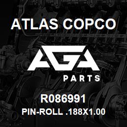 R086991 Atlas Copco PIN-ROLL .188X1.00 | AGA Parts