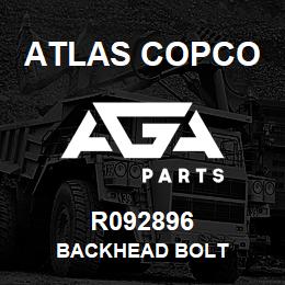 R092896 Atlas Copco BACKHEAD BOLT | AGA Parts