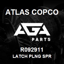 R092911 Atlas Copco LATCH PLNG SPR | AGA Parts