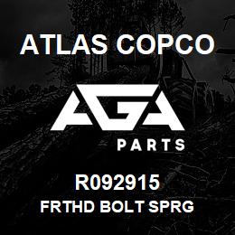 R092915 Atlas Copco FRTHD BOLT SPRG | AGA Parts