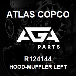 R124144 Atlas Copco HOOD-MUFFLER LEFT | AGA Parts