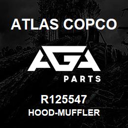 R125547 Atlas Copco HOOD-MUFFLER | AGA Parts