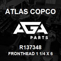 R137348 Atlas Copco FRONTHEAD 1 1/4 X 6 | AGA Parts