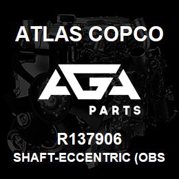 R137906 Atlas Copco SHAFT-ECCENTRIC (OBSOLETE) | AGA Parts