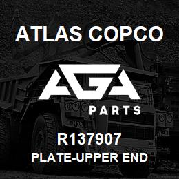 R137907 Atlas Copco PLATE-UPPER END | AGA Parts