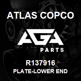 R137916 Atlas Copco PLATE-LOWER END | AGA Parts