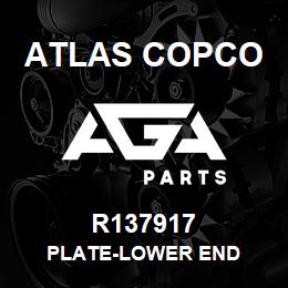 R137917 Atlas Copco PLATE-LOWER END | AGA Parts