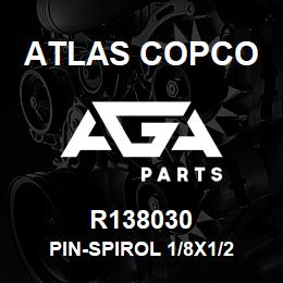 R138030 Atlas Copco PIN-SPIROL 1/8X1/2 | AGA Parts