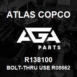 R138100 Atlas Copco BOLT-THRU USE R086623 | AGA Parts