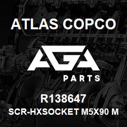 R138647 Atlas Copco SCR-HXSOCKET M5X90 MM. | AGA Parts