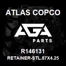 R146131 Atlas Copco RETAINER-STL.87X4.25 | AGA Parts